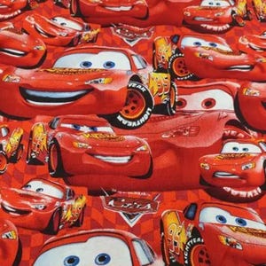 Disney Cars Fabric Lightening McQueen Fabric Pure cotton Fabric by The Half Yard