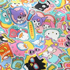 Tela de personajes múltiples de Sanrio Tela de animación Tela de dibujos animados Tela de algodón puro de The Half Yard