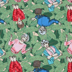 Golden Girls Fabric Cartoon Fabric Pure cotton Fabric by The Half Yard