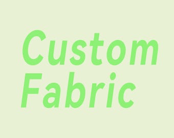 Custom 100% Cotton Fabric | 140cm (55") Width | 10 Yards Minimum | DIY Sewing & Craft Fabric