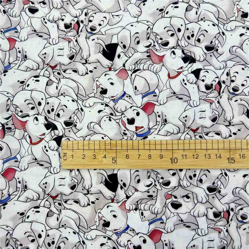 Disney's 101 Dalmatians Fabric Dalmatian Dots Fabric Etsy