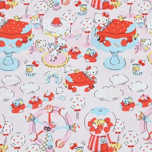 Hello Kitty Fabric Lucky kitty Fabric Fortune Cat Fabric Animation Fabric Cartoon Fabric Pure cotton Fabric by The Half Yard