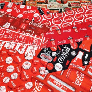 Coca Cola Fabric Cartoon Fabric Pure cotton Fabric by The Yard