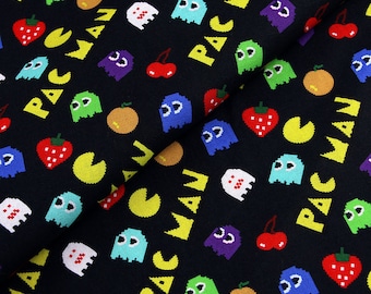 80’s Arcade Game Fabric Game Fabric Fun Game Fabric Cartoon Fabric Pure cotton Fabric by The Half Yard