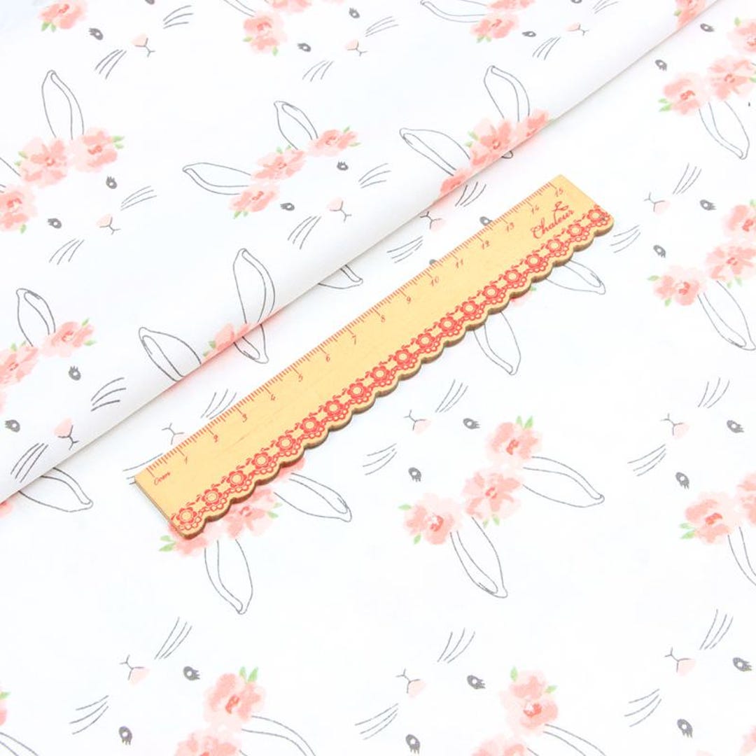 White Rabbit Fabric Animation Fabric Cartoon Fabric Pure Cotton Fabric ...