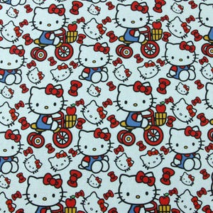 Hello Kitty Fabric Lucky kitty Fabric Fortune Cat Fabric Animation Fabric Cartoon Fabric Pure cotton Fabric by The Half Yard
