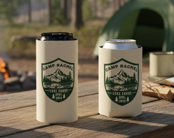 Leke Bachelorette Coozie, Custom Mountain Camp Cabin Bridal Party Favor Bridesmaid Gifts