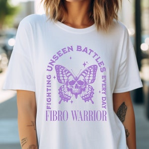 Fibro Warrior Shirt, Fibromyalgia Awareness,  Invisible Illness, Chronic Pain, Fighting Chronic Illness Shirt,Fibromyalgia Survivor Support