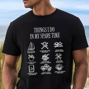 Custom Sailing Shirt, Captain Gift Sailboat Lover Boating Tee Sailor Gift, Boat Life Nautical Shirt, Sailboat  Sailor Gift