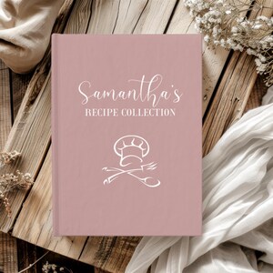 Personalized Recipe Book Custom Name Recipe Journal Gift for Mom Grandma Cooking Journal, Grandma&#39;s Recipes Family Cook Book, Legacy Journal