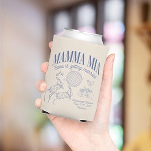 Mamma Mia Bachelorette Can Cooler, Disco Bachelorette Party Favor, Bridal Shower Bridesmaid Gifts, Custom Brides Last Disco Bach