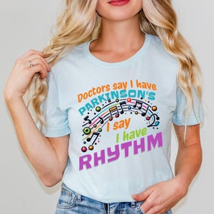 Parkinson&#39;s Awareness Shirt, Parkinson&#39;s Disease Fighter T-shirt, Parkinson&#39;s Advocacy Apparel, Health Shirt, Funny Parkinson Gift Humor Tee