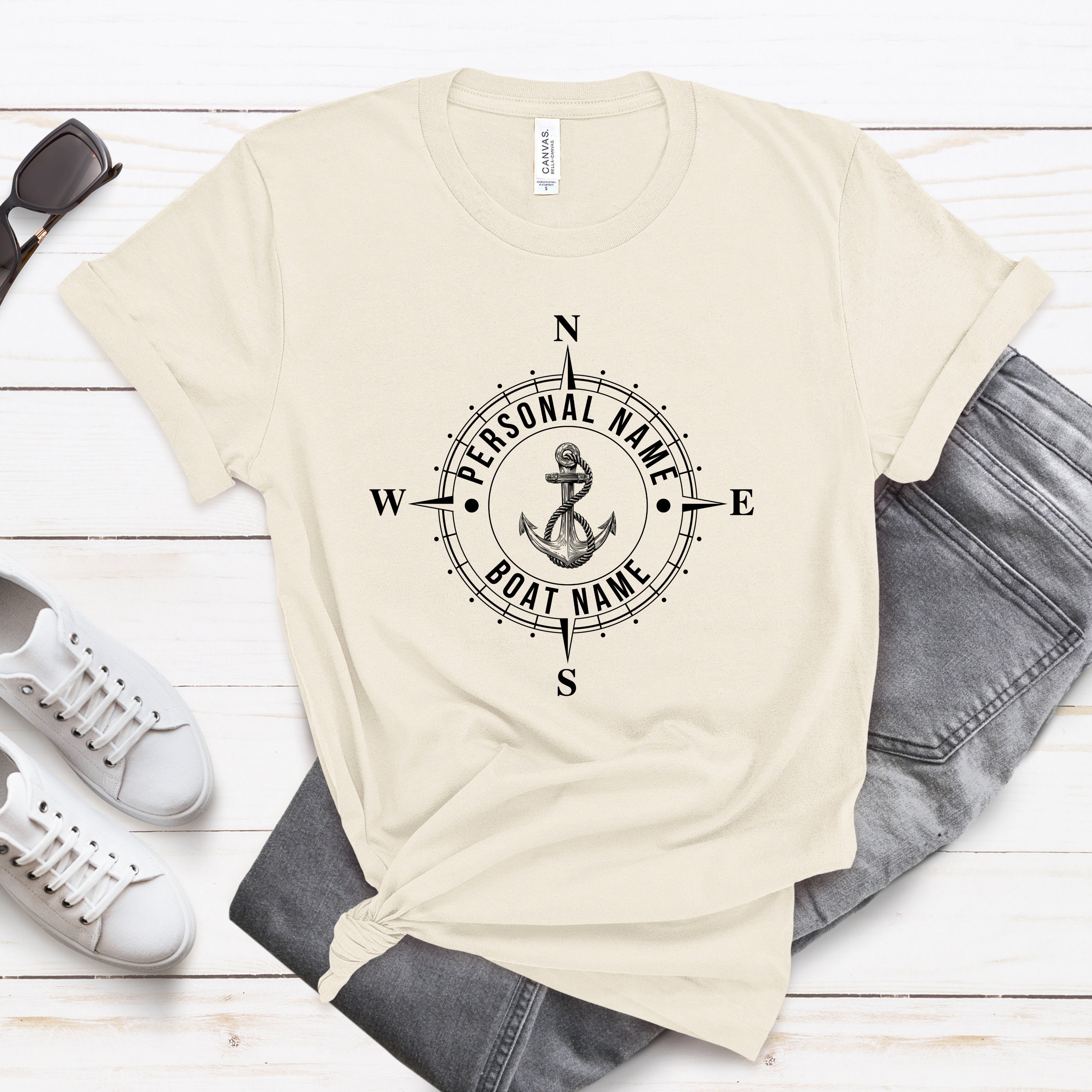 Personalized Sailing Shirt, Sail Club T-shirt, Captain First Mate