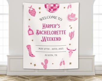 Last Rodeo Bachelorette Decorations, Cowgirl Bachelorette Backdrop, Nashville Bachelorette Banner, Western Bachelorette Sign Rodeo Bach Flag