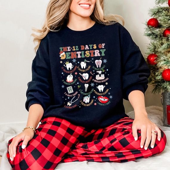 Holiday Sweater Dental Christmas Sweater Funny Nurse Christmas
