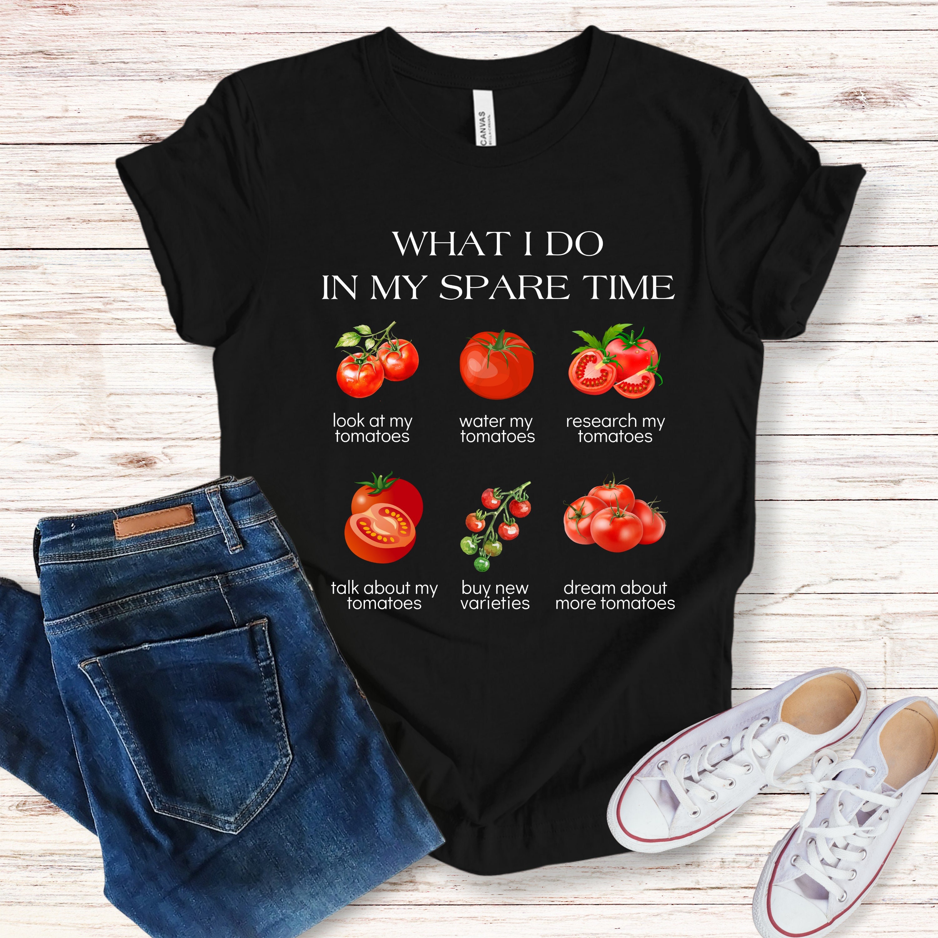 Tomato T-shirt, Vegetable Gardener Gift, Foodie Shirt, Gardening