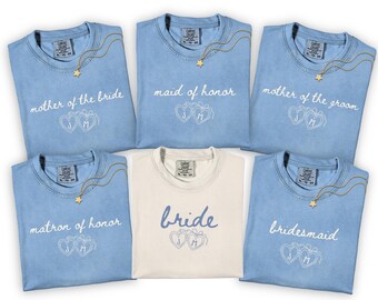 Custom Bachelorette Comfort Colors® Shirt, Bridal Party Bridesmaid Proposal Gift, Maid Of Honor Tee, Matching Wedding Party Shirts