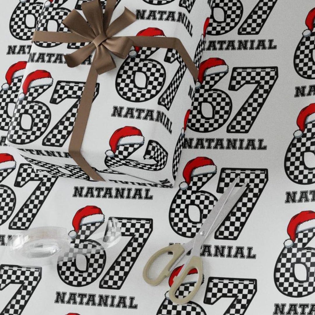 67 Rapping Paper 67 Christmas Wrapping Paper, Personalized Name Christmas Gift Wrap for ...