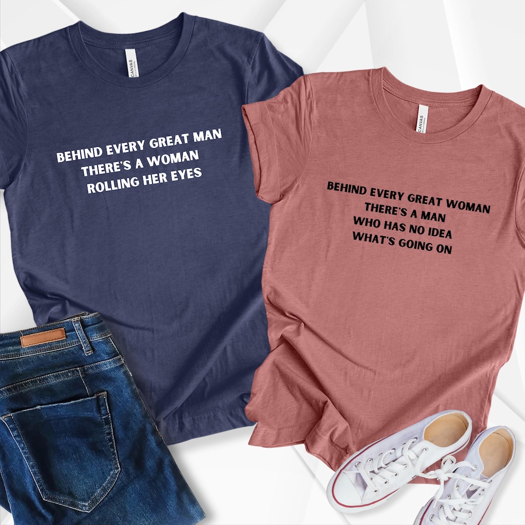 Funny Couples Matching T-shirts, Comic Saying Wife and Husband Shirts ...