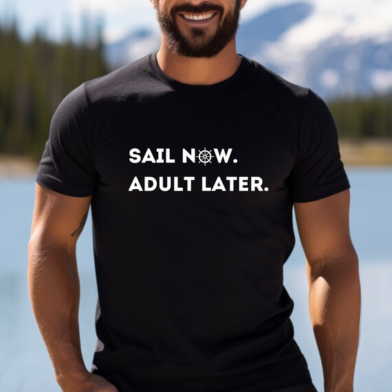 Bearded Boat Sailor Sailing T-Shirt: Captain Gift Funny Tee Bearded Boat Sailor Sailing T-Shirt: Captain Gift Funny Tee