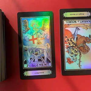 Holographic Tarot Cards Tarot Deck Set, Tarot Cards, Oracle Deck, Future Telling Cards