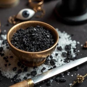 Black Salt ~ Magick Salt ~ Protection, Ritual, Banish