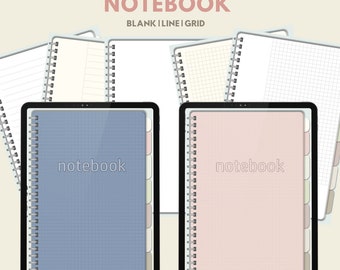 Digital notebook basic with hyperlink (PINK)