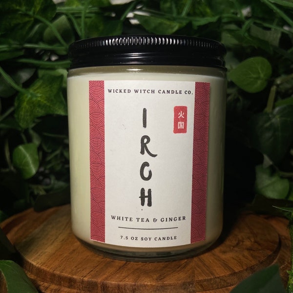 Iroh | Avatar the Last Airbender Candle | Avatar the Last Airbender | Pet-Friendly Candle | Handmade Candle | 7.5 oz