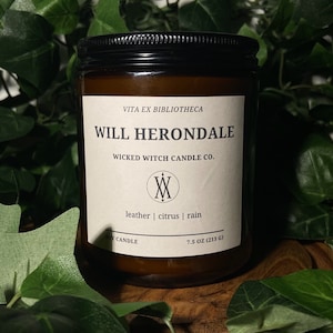 Will Herondale | Shadowhunters | The Infernal Devices | Pet-Friendly Candle | Handmade Candle | 7.5 oz