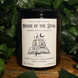 House of the Loyal | Book Candle | Handmade Candle | Pet-Friendly Candle | 7.5 oz