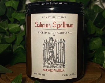 Sabrina Spellman | Chilling Adventures of Sabrina Candle | CAOS Inspired Candle | TV Candle | Film Candle | Pet-Friendly Candle | 7.5 oz