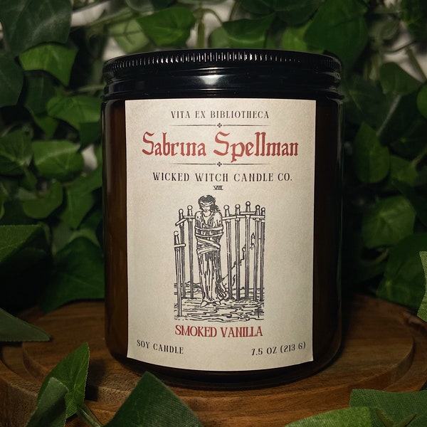 Sabrina Spellman | Chilling Adventures of Sabrina Candle | CAOS Inspired Candle | TV Candle | Film Candle | Pet-Friendly Candle | 7.5 oz