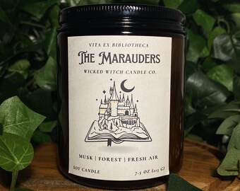 The Marauders | Book Candle | Handmade Candle | Marauders Candle  | 7.5 oz