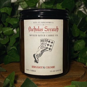 Nicholas Scratch | Chilling Adventures of Sabrina Candle | CAOS Inspired Candle | TV Candle | Film Candle | Pet-Friendly Candle | 7.5 oz