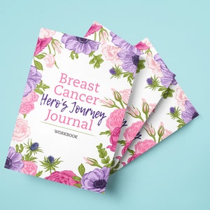 Breast Cancer Journal Printable, Hero’s Journey Workbook, Healing Support Journal, Emotional Wellness, PDF Survivor Gift image 7