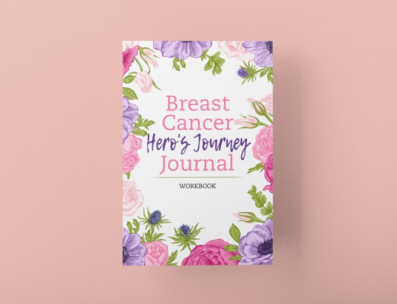 Breast Cancer Journal Printable, Hero’s Journey Workbook, Healing Support Journal, Emotional Wellness, PDF Survivor Gift image 8