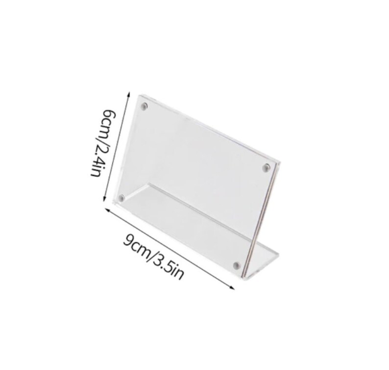 Transparent Acrylic Display Board Double Sided Photo Etsy