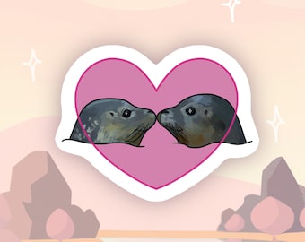 Seal Kiss Sticker