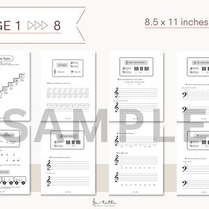 MUSIC WORKSHEETS Notespeller Piano Worksheets Rhythm Exercise Singing ...