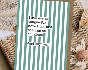 Funny Rude Birthday/Anniversary Card | Cheeky Adult Humour Card | Inappropriate Card for Partner | Funny A6 Greeting Card |