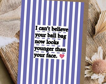 Sweary Birthday Card for him