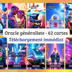 Midnight Nexus Digital Oracle 62 Divinatory Cards - Spiritual Guidance & Intuition Deck