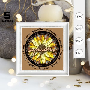 Versículo bíblico SVG 3D, Versículo bíblico cortado en papel en capas SVG 3D, Versículo bíblico SVG 3D, Versículo bíblico SVG, Versículo bíblico SVG, Silueta Cricut