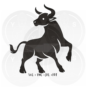 Taurus- 12 star signs/zodiac signs clipart Svg Png Jpg Pdf/Cricut/ Silhouette/Cut File/Clipart/Vector Files/Astrology Art/Digital Downloads