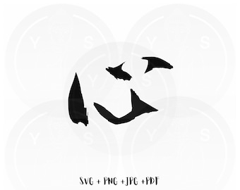 Heart - Chinese Character Calligraphy Svg/ Png Jpg Pdf/ Instant Download/Cricut/ Silhouette/ Cut File/ Clipart/ Vector Files/