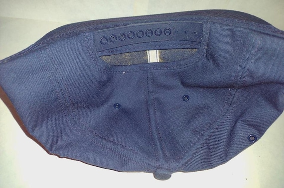 Goodyear Snapback Hat White Patch Trucker Cap Blue - image 3