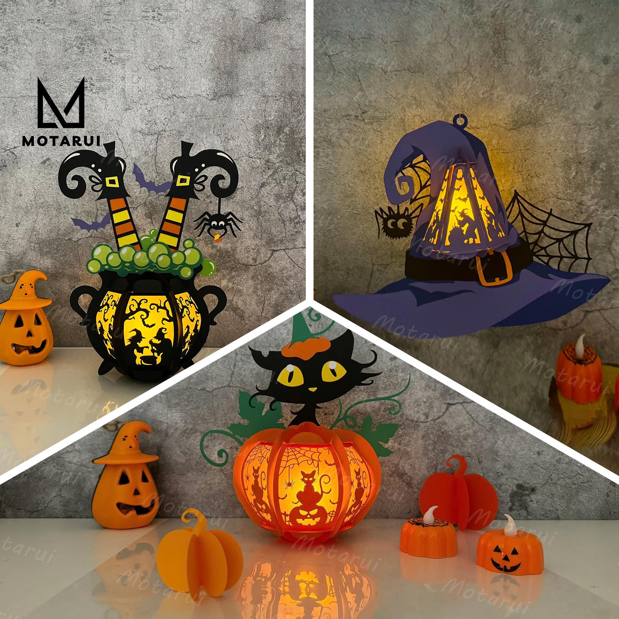 Halloween shadow box - Etsy 日本