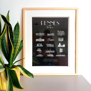 Illustration „Rennes an 15 Orten“