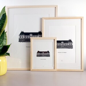 Ilustração - Parlamento da Bretanha (Rennes)