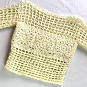 the GRANNY SQUARE sweater - crochet pattern | pdf | beginner friendly | adjustable